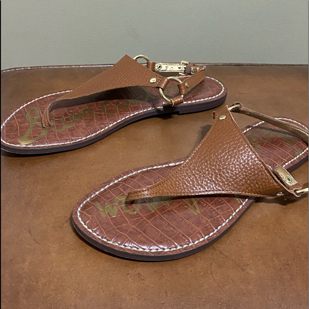 Sam Edelman size 8 brown leather sandal